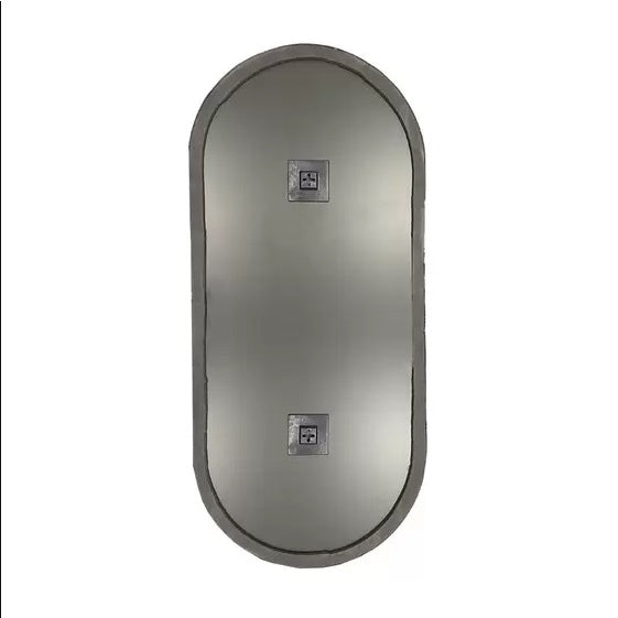 Espelho Cápsula Moderno Premium 40x60 e 40x80 – Design Moderno para Sala, Quarto e Banheiro