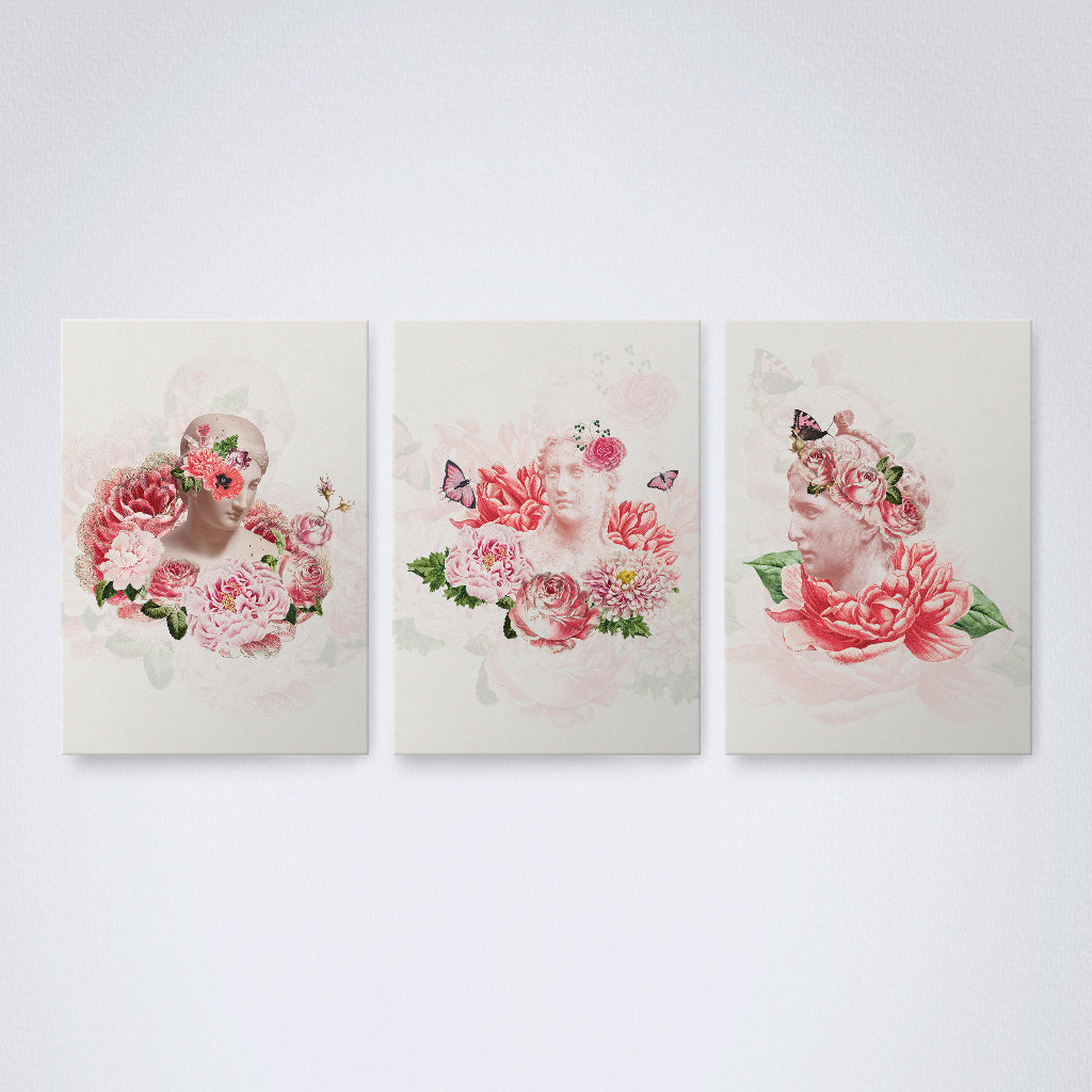 Kit 3 Peças Quadro Decorativo de Parede