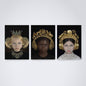 Kit 3 Peças Quadro Decorativo de Parede