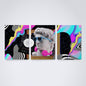Kit 3 Peças Quadro Decorativo de Parede