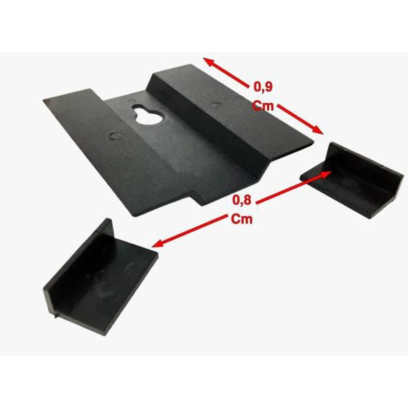 Suporte Invisível para Espelho em ABS | Fixação para Espelhos, Quadros e Painéis | Fácil Instalação