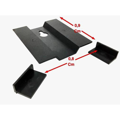 Suporte Invisível para Espelho em ABS | Fixação para Espelhos, Quadros e Painéis | Fácil Instalação