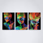 Kit 3 Peças Quadro Decorativo de Parede