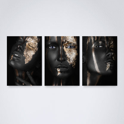 Kit 3 Peças Quadro Decorativo de Parede