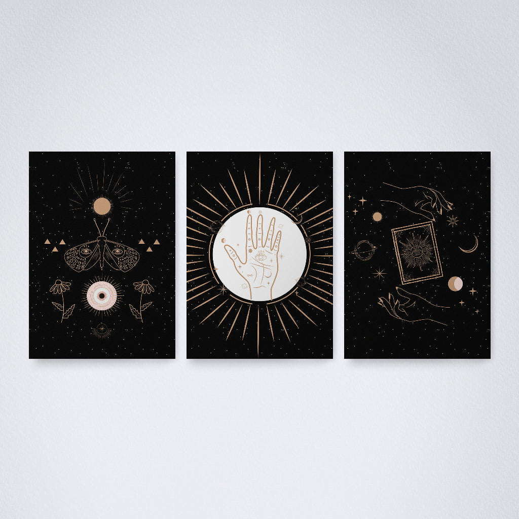 Kit 3 Peças Quadro Decorativo de Parede