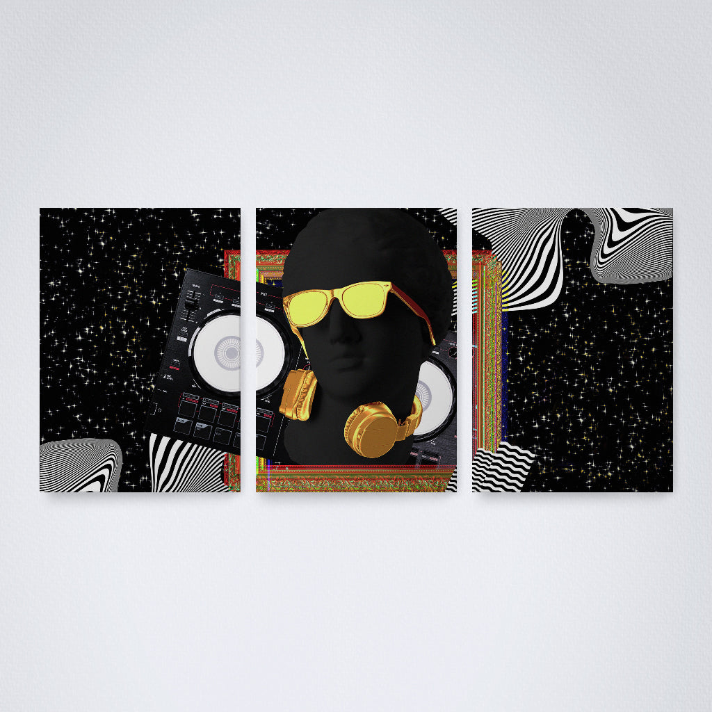 Kit 3 Peças Quadro Decorativo de Parede