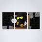 Kit 3 Peças Quadro Decorativo de Parede