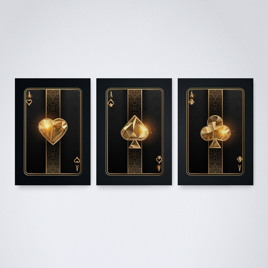 Kit 3 Peças Quadro Decorativo de Parede