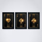 Kit 3 Peças Quadro Decorativo de Parede