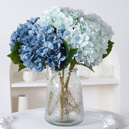 Buquê De Hortênsia Permanente, Toque Real Com 6 Flores