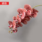 Ramo Floral Permanente de Orquídea Phalaenopsis com 9 Hastes Flor de Seda Toque real, Para decoração